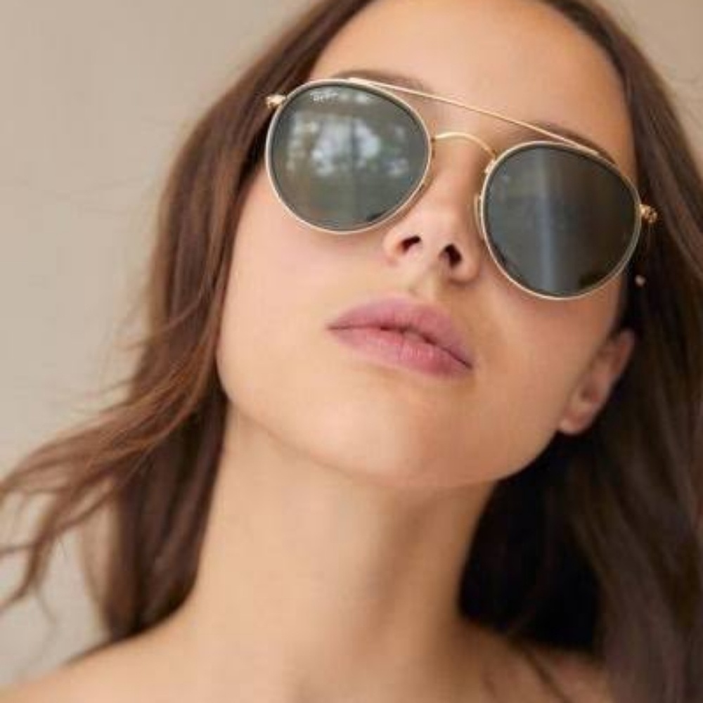 Ray-Ban Round Double Bridge Sunglasses
